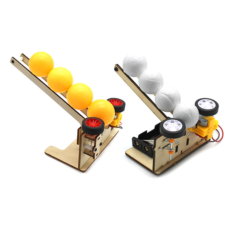 Science Toys Diy - جهاز إطلاق تلقائي للطلاب، ألعاب مجمعة