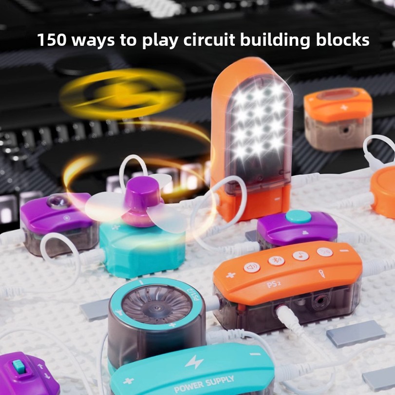 دائرة تجربة اللبنات لعبة الجمع - مراجعة Science Toys Diy وسعره