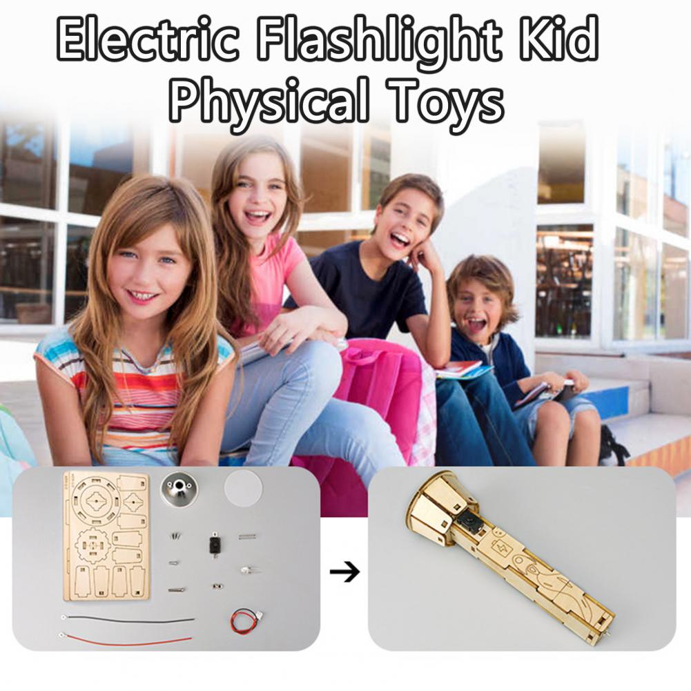 طقم ألغاز مصباح يدوي خشبي للتر - مراجعة Science Project Kit وسعره