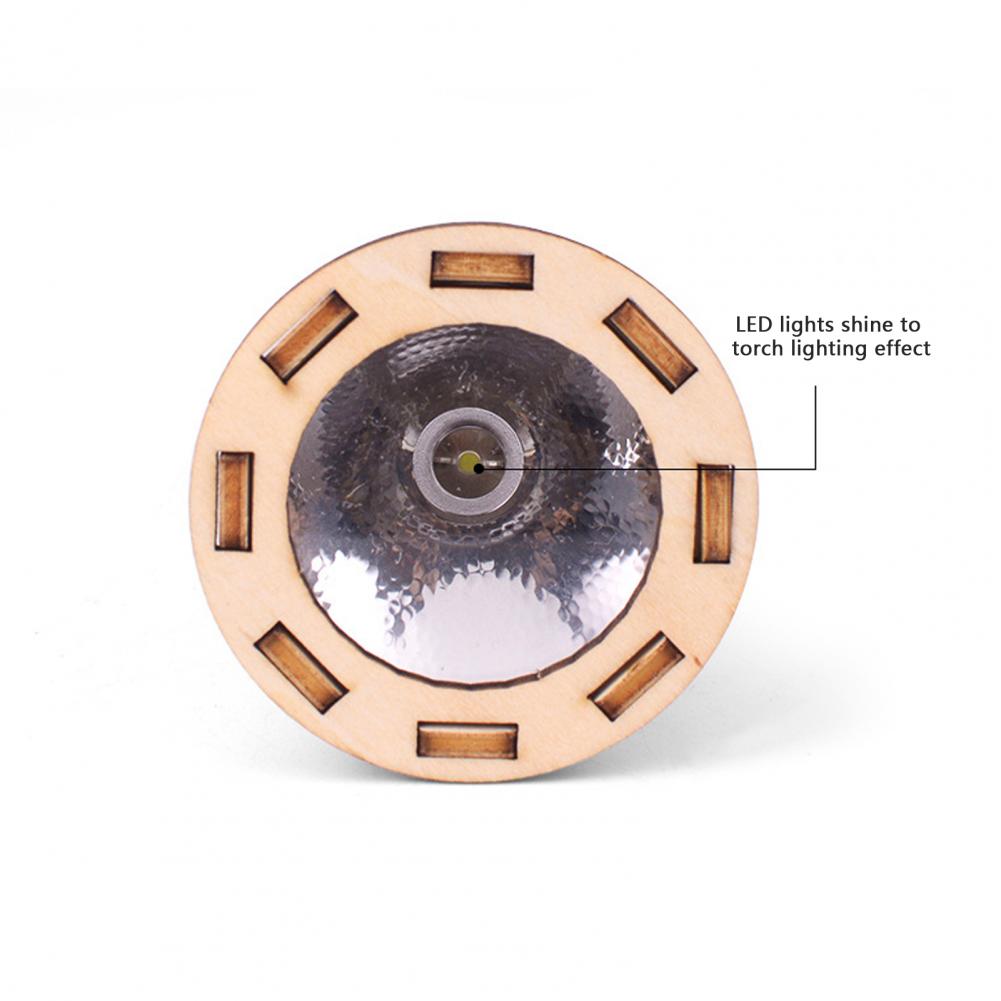 طقم ألغاز مصباح يدوي خشبي للتر - مراجعة Science Project Kit وسعره