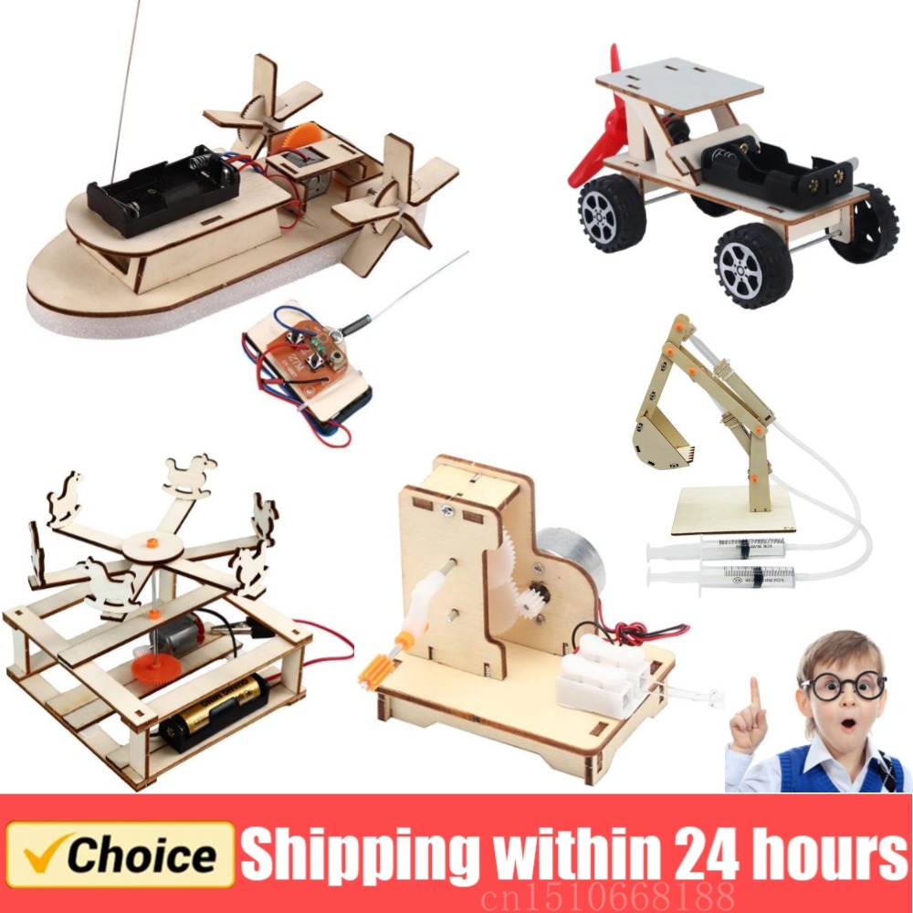 نموذج قارب خشبي ديي ألعاب العل - مراجعة Science Project Kit وسعره